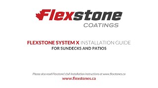 Flexstone Installation Guide [upl. by Aiyn]