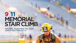 911 Memorial Stair Climb at Lambeau Field [upl. by Annette290]