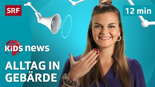 SRF Kids News Zum Tag der Gebärdensprache  Nachrichten für Kinder [upl. by Eelra]