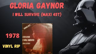 Gloria Gaynor  I Will Survive 1978 Maxi 45T [upl. by Alrrats]