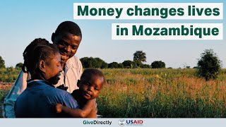 Mozambicans build resilience with direct cash transfers  GiveDirectly amp USAID [upl. by Enirhtak581]