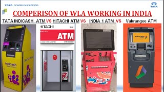 COMPARISON OF TATA INDICASH ATM Vs HITACHI Vs INDIA 1 VS VAKRANGEEएटीएम प्लान की तुलना [upl. by Litton]