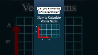 How to calculate vector sumsphysics apphysics physicstutorial collegephysics physicsteacher [upl. by Selrahcnhoj708]