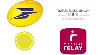 Problèmes de livraisons La Poste amp Mondial Relay HONTEUX 📬 [upl. by Iona]