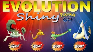 Shiny Huntail  Gorebyss  Kingler amp Milotic in Pokemon Go  Evolution [upl. by Luby]