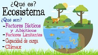 🌎Ecosistema  Factores Bióticos y Abióticos 🌿  Fácil y Rápido  BIOLOGÍA [upl. by Vikky547]