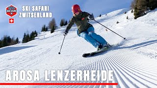 Wintersport in Arosa Lenzerheide  op Ski Safari door Zwitserland [upl. by Gratt569]