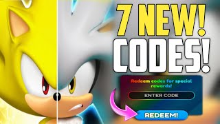 NEW ALL WORKING CODES FOR SONIC SPEED SIMULATOR IN MAY 2024  ROBLOX SONIC SPEED CODES [upl. by Janessa710]