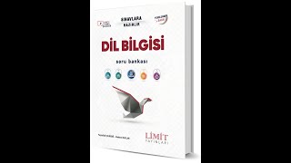 Limit Yayınları TYT Dil Bilgisi Soru Bankası [upl. by Ellives]