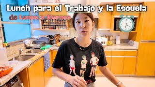 5 Recetas Super Fáciles para el Trabajo y la EscuelaㅣDe Lunes a Viernes [upl. by Aneetsirhc]