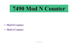 7490 Mod counter design [upl. by Dunning]