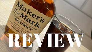 Maker’s Mark Kentucky Straight Bourbon Whiskey Review 70cl 45 ABV [upl. by Trinl992]