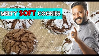 Soft TRUFFLE Cookies in MINUTES Brownie texture Malayalam recipe and instruction [upl. by Tarsuss782]