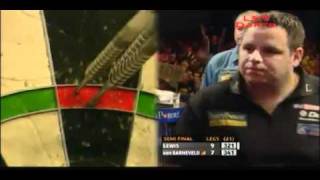 Adrian Lewis 9 Dart Finish  European Championship 2011 [upl. by Mickey]