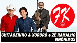 Sinônimos Chitãozinho e Xororó e Zé Ramalho em Forró estilo Forró Boys Playback em Wav e Grátis [upl. by Hgielrebma58]