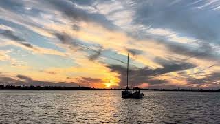 Sailboat and sunset October 24 2024 [upl. by Sabanrab800]