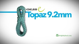 Edelrid Topaz 92mm Climbing Rope [upl. by Aggri887]