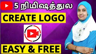 How to Create Logo for YouTube Channel Free in Tamil  Set Logo for YouTube Channel Tamil [upl. by Bette-Ann206]