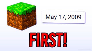 What Is The FIRST Minecraft Video On YouTube REVEALED [upl. by Aneen]