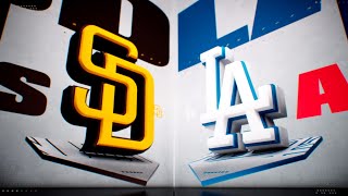 Padres vs Dodgers  NLDS Game 2 Gameplay 100624 [upl. by Arytas480]