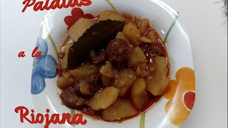 Cómo hacer quotPatatas a la Riojanaquot receta tradicional [upl. by Rica]