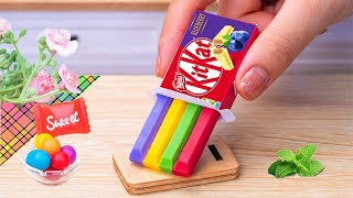 Amazing Miniature Chocolate Cake Decorating🔥How To Make Mini Colorful Chocolate KitKat Cake Ideas [upl. by Utas]