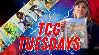 TCG TUESDAYYYY Feat Marvel Fleer Ultra Avengers 🔥🔥🔥 [upl. by Tnelc]