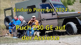 Piemont Enduro 2024  Puch 230 GE auf der Assietta [upl. by Jordon655]