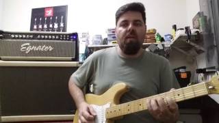 Fender stratocaster 1978  Egnater com Eminence Cannabis Rex [upl. by Vachil]