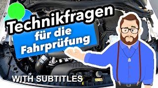 Technikfragen vom Prüfer  Abfahrtkontrolle  Fahrschule Punkt [upl. by Shepherd]