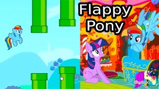 My Little Rainbow Dash Flappy Pony  Horse Racing  Lets Play Online Games  Honeyheartsc [upl. by Suter]