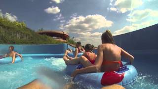 Rafting water slide at Aquarena [upl. by Eenerb]