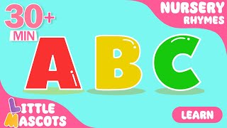 ABC Song  Learn Alphabets Colors n more  Little Mascots Nursery Rhymes amp Kids Songs [upl. by Bayer]