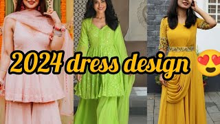 2024 ki new trending dresses party wear dresses 😍।। wedding dressses [upl. by Fisher]