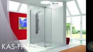 KAS TR423 FR Paroi de douche fixe  porte battante [upl. by Mela]