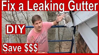 How to Fix a Leaking Gutter [upl. by Loraine]