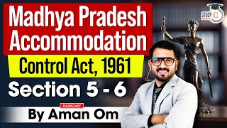 Section 56 of MP Accommodation Act  1961 by Aman Om  StudyIQ Judiciary [upl. by Walton495]