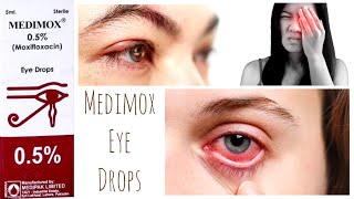 MEDIMOX Moxifloxacin Eye 👁️ 💧 Drops Uses in Urdu Hindi  Ear Infections [upl. by Nisbet]