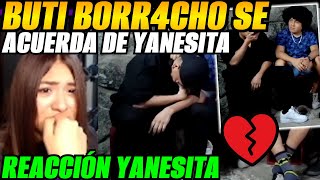 🌴😥REACCIÓN YANESITA AL VER A BUTI RECORDANDOLA EN BORR4CHERA😥 [upl. by Ellevart]