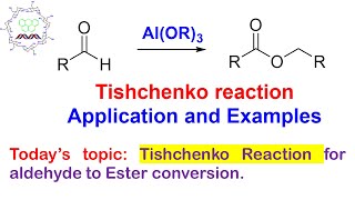 Tischenko Reaction Application and Examples [upl. by Rosalinde]