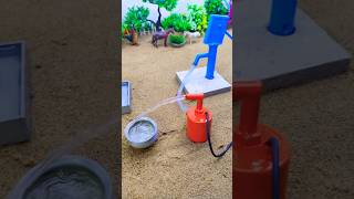 Mini hand pump project water pump with donkey goat drink waterpump shorts 2 [upl. by Fleming]