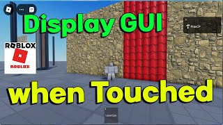 How to display GUI when part is touched [upl. by Brick]