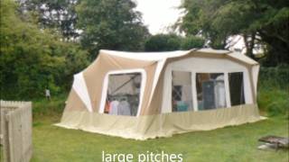 Camping at Tehidy Holiday Park in Cornwall [upl. by Okihsoy]