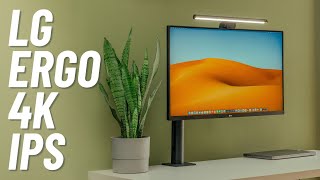 LG UltraFine 4K Ergo Monitor Review  A Monitor for Creators UrduHindi [upl. by Amora649]