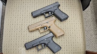 Glock 19x vs Glock 17 and Glock 19 [upl. by Analem591]