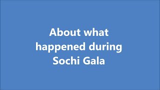 2014 Sochi Gala incident [upl. by Wachter373]