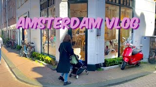 【海外在住ママ】Amsterdam vlog  オランダの祝日ってこんな感じ👑  外食vlog  ショッピング 2歳児  ヨーロッパ  アムステルダム [upl. by Ellenaj]