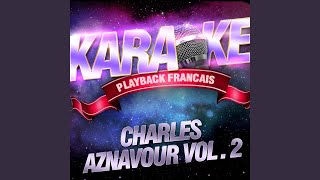 De La Scène A La Seine — Karaoké Playback Instrumental — Rendu Célèbre Par Charles Aznavour [upl. by Short]