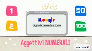 Aggettivi e pronomi numerali [upl. by Nyllewell609]