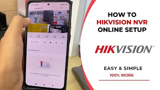 How to Configure Hikvision NVR Online [upl. by Woodie451]